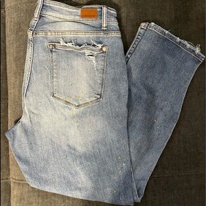 Judy Blue Boyfriend Cut Size: 14W